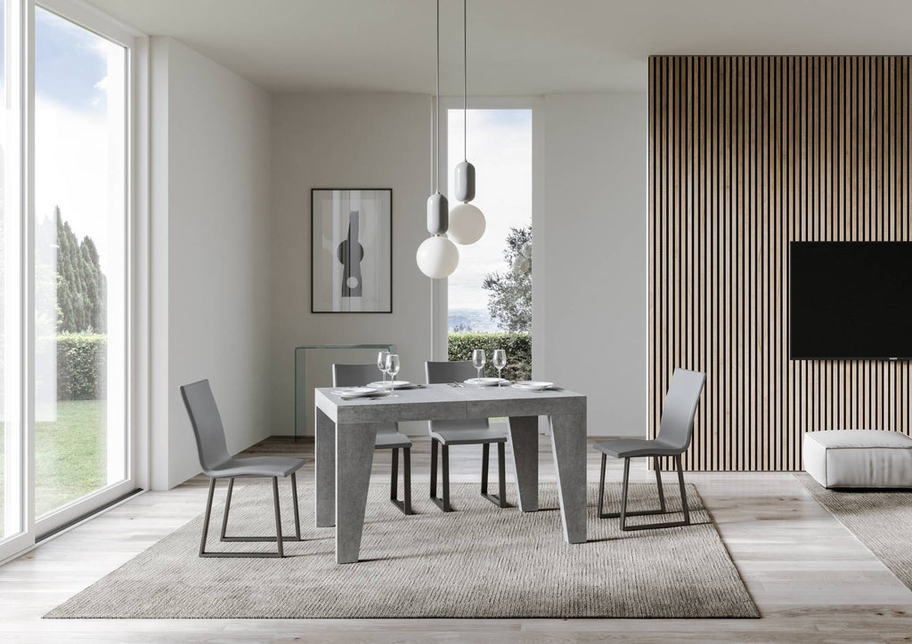 Tavolo allungabile 90x130/234 cm Salzano Cemento