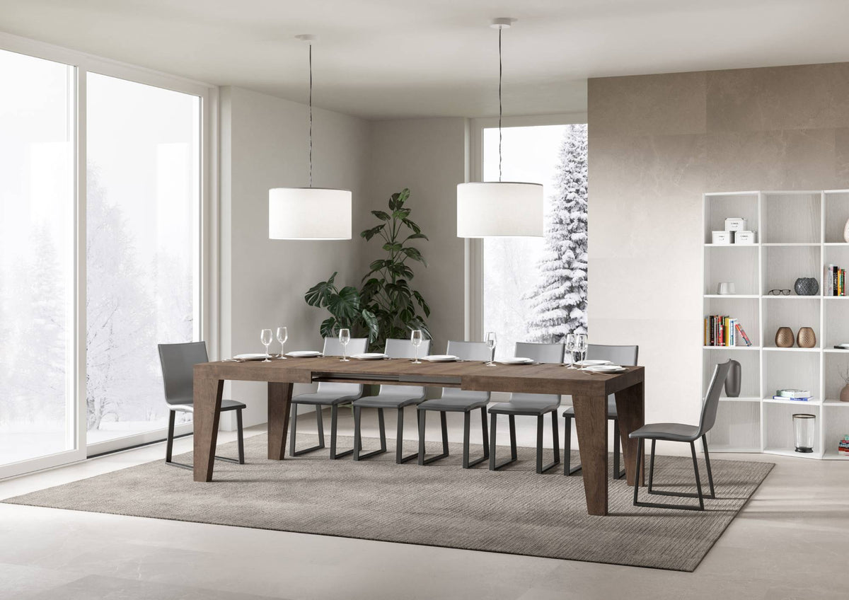 Tavolo allungabile 90x180/284 cm Salzano Noce