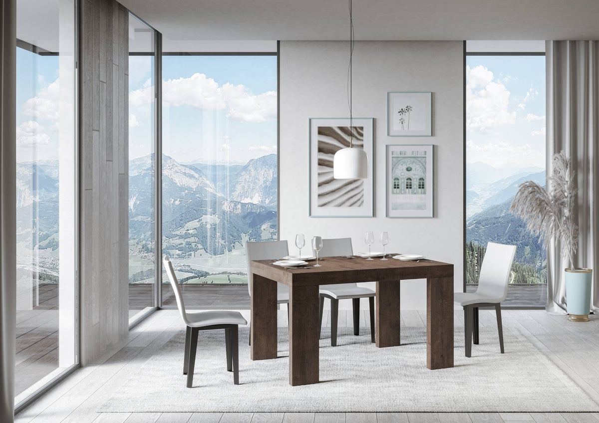 Tavolo allungabile 90x140/244 cm Pianiga Noce