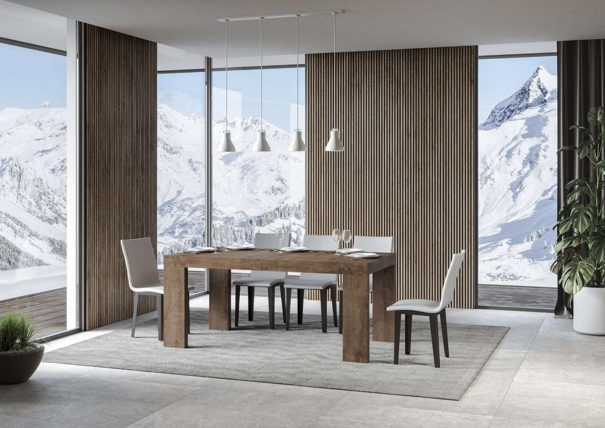 Tavolo allungabile 90x180/440 cm Pianiga Noce