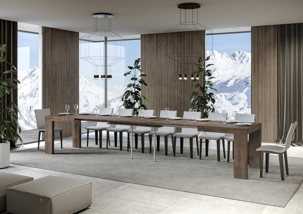 Tavolo allungabile 90x180/440 cm Pianiga Noce