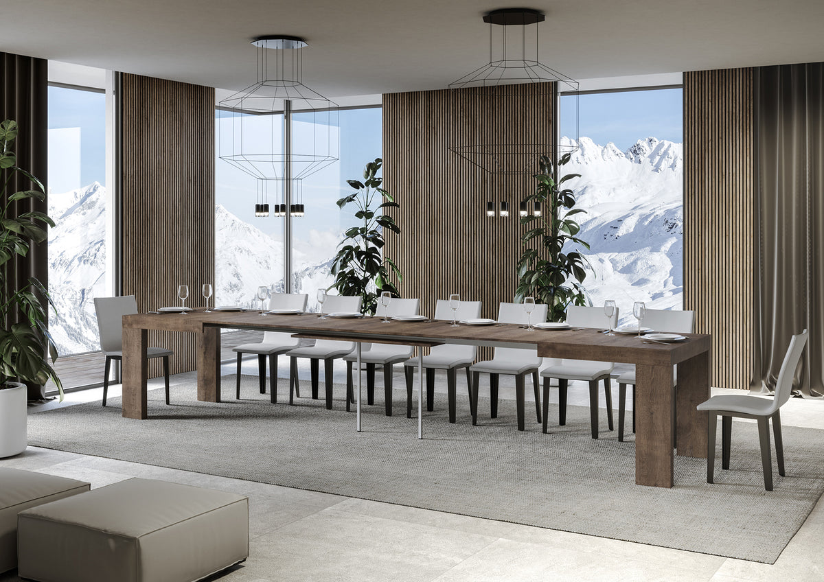 Tavolo allungabile 90x180/440 cm Pianiga Noce