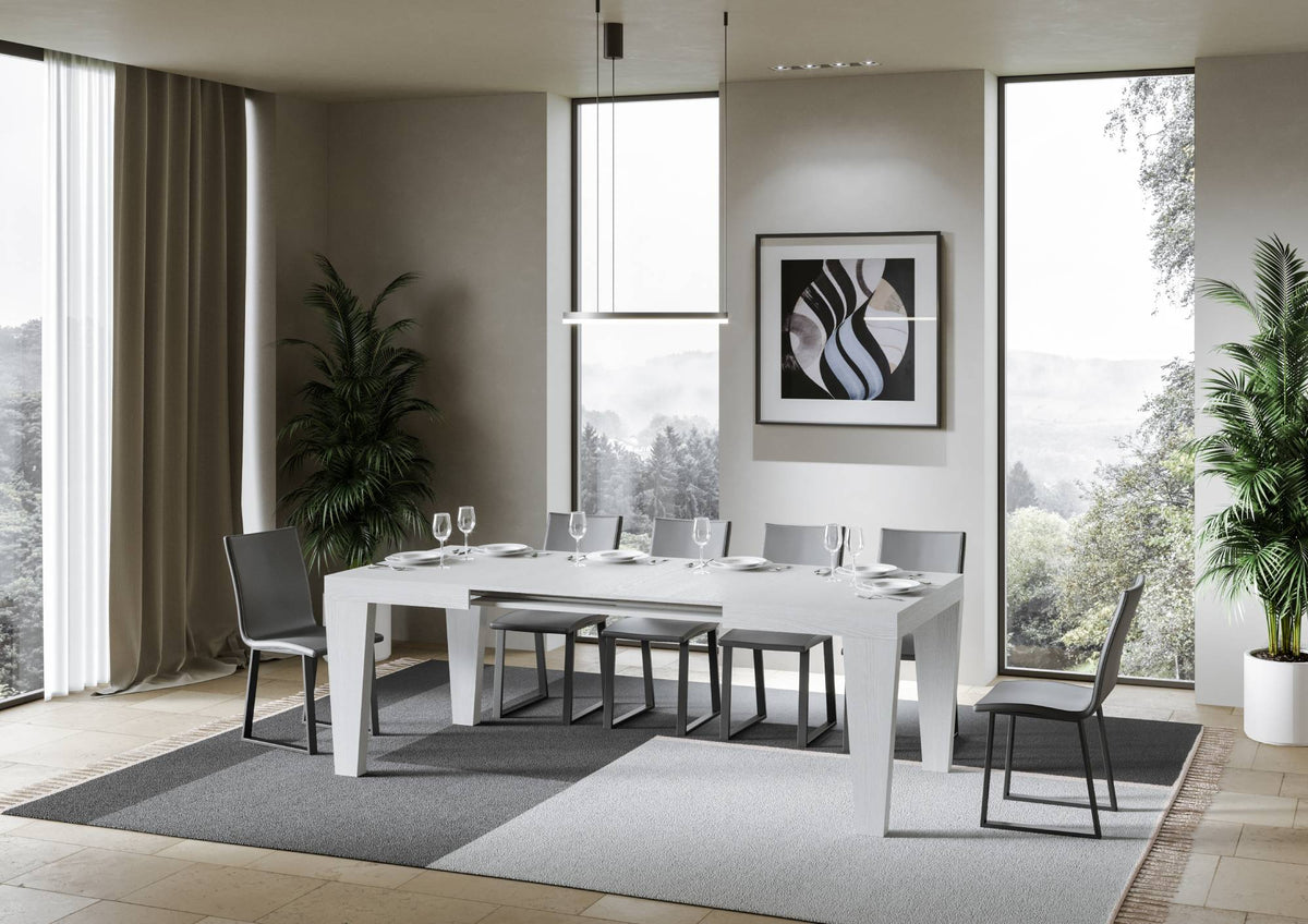 Tavolo allungabile 90x130/234 cm Scorzè Bianco Frassino