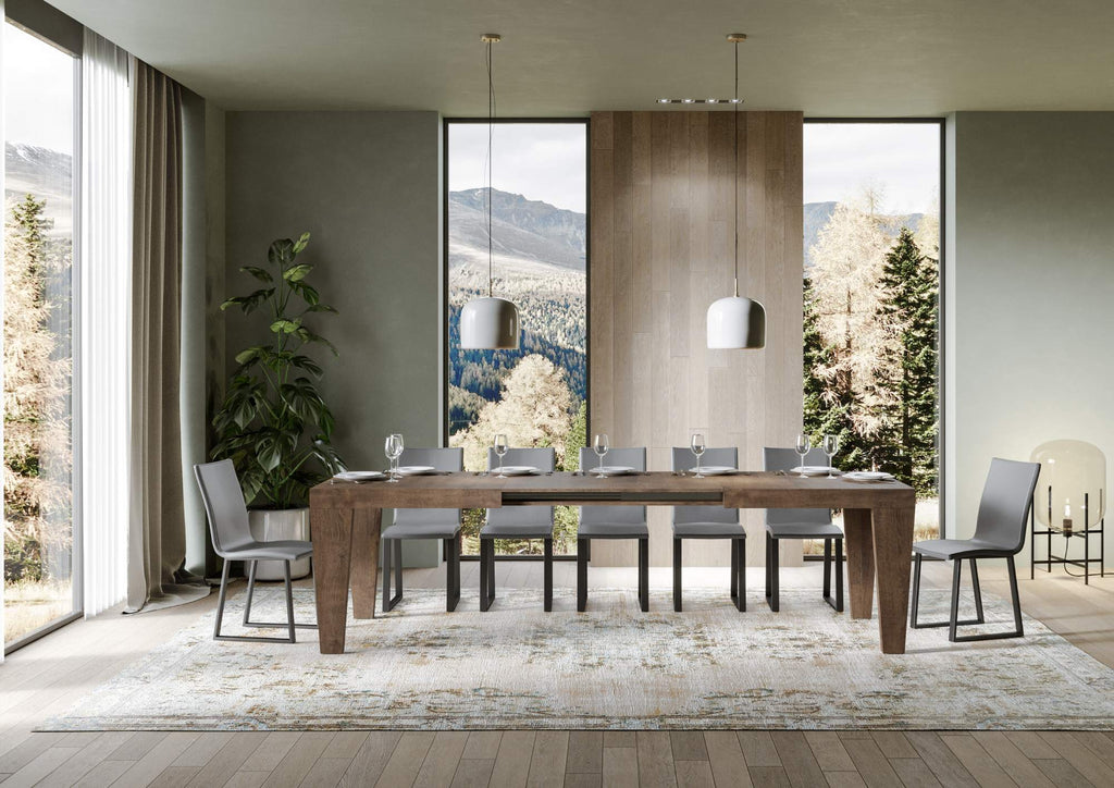 Tavolo allungabile 90x180/440 cm Scorzè Noce