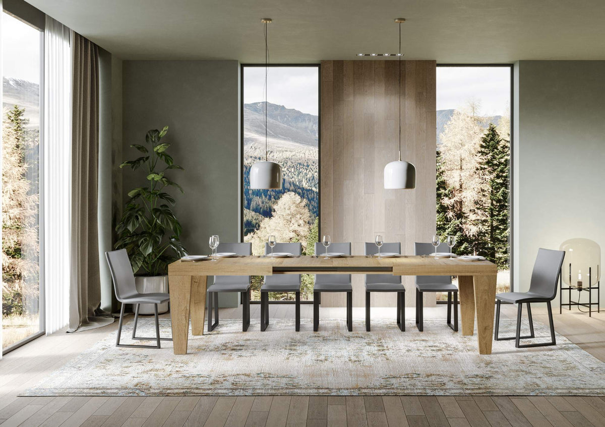 Tavolo allungabile 90x180/440 cm Scorzè Quercia Natura