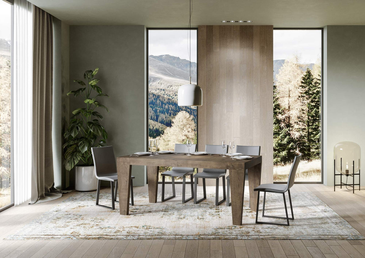 Tavolo allungabile 90x180/440 cm Scorzè Noce