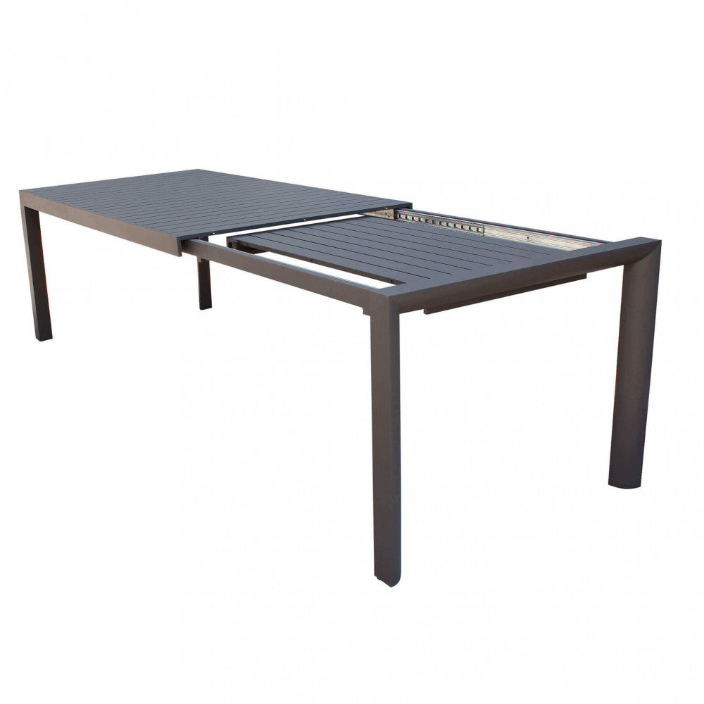 TAVOLO HOUSTON 225/300 X 100. Struttura in allumino ANTRACITE o TAUPE o BIANCO Dimensioni: cm 225/300 x 100 x 75 h. Arredo Giardino