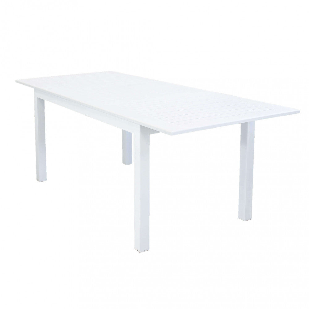 TAVOLO CUBA ALLUNGABILE 150/210 X 90. Struttura in alluminio verniciato BIANCO o TAUPE o TORTORA o ANTRACITE Dimensioni: cm 150/210 x 90 x 75 h. Arredo Giardino