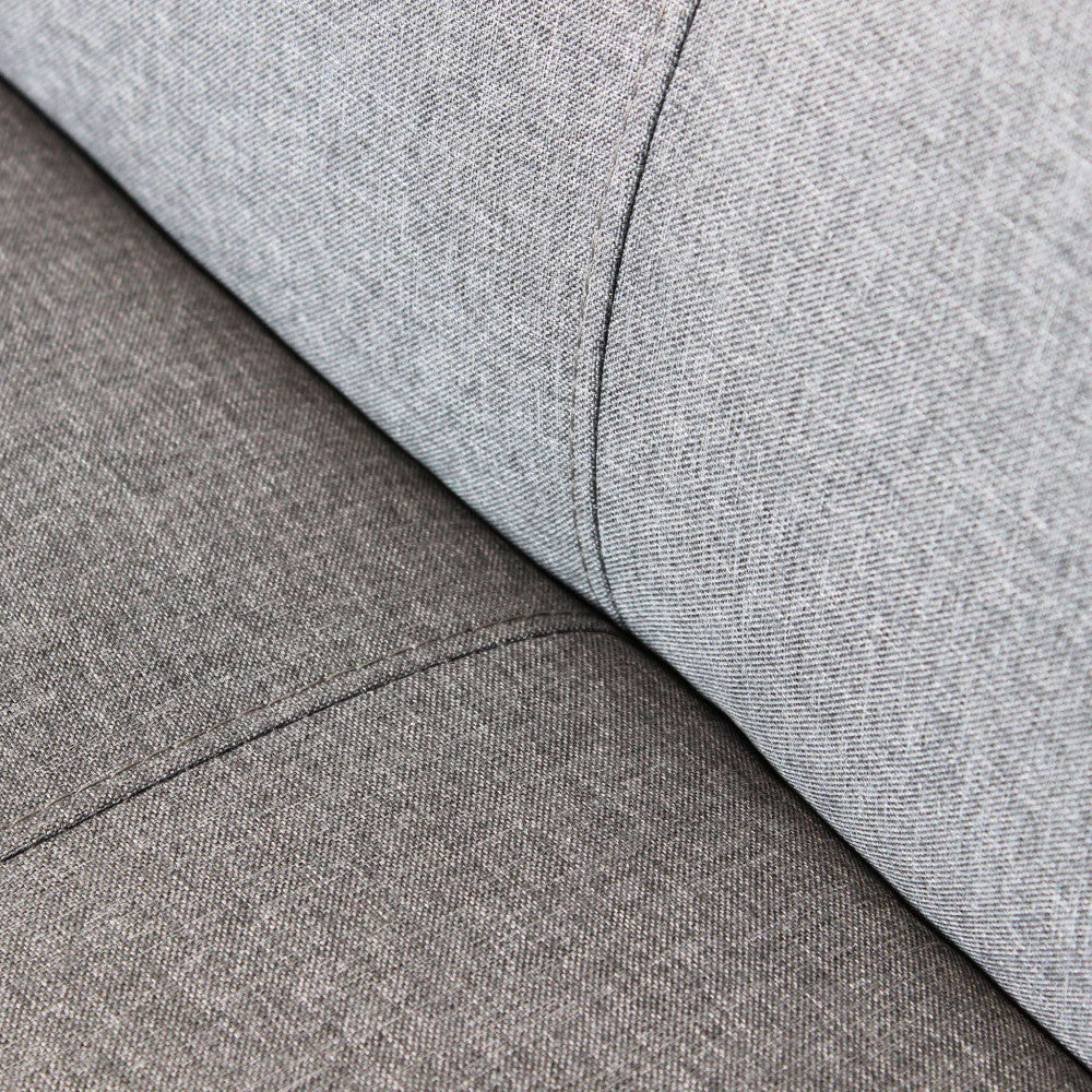 DIVANO LETTO ALVIN. Divano Letto GRIGIO MELANGE struttura in metallo e legno Dimensioni: D.180x86x78/DL.180x105x38.