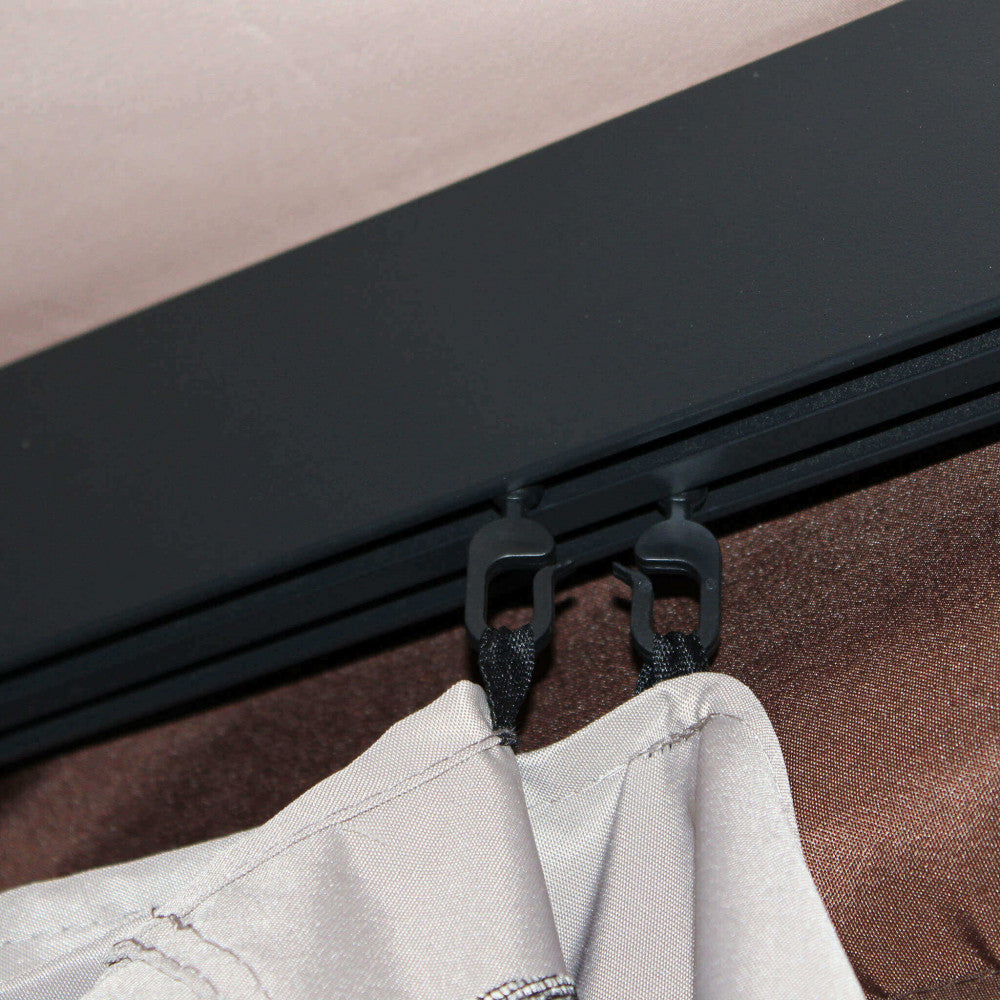 HAVANA GAZEBO 3 X 4. IVORY 180 g polyester fabric and 160 g side panels, BLACK finish aluminium structure, complete with 4 curtains and mosquito nets. Dimensions: 3 x 4 m. Garden furniture