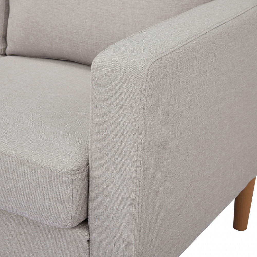 DIVANO 2 POSTI RAMSEY. Divano GRIGIO CHIARO o GRIGIO SCURO o BLU o BEIGE gambe in polipropilene Dimensioni: cm 137 x 73 x 82 h.