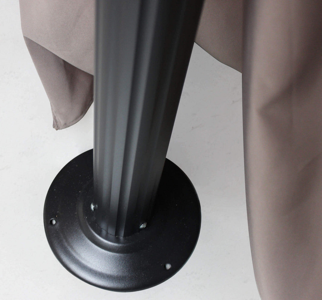 GAZEBO AVANA 3 X 4. Telo in poliestere AVORIO 180 gr e laterali 160 gr struttura in alluminio finitura NERA completo di 4 tende e zanzariere Dimensioni: m 3 x 4. Arredo Giardino