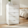 CASSETTIERA MEXY 5 CASSETTI BIANCA. Dimensioni: cm 60 x 38 x 103 h.