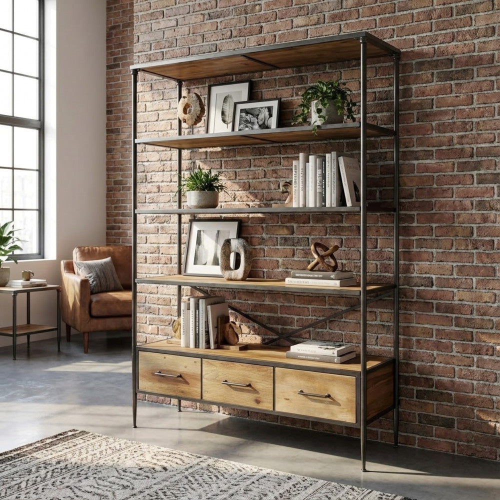 MOBILE DELMAR. Dimensioni: cm 128 x 44,5 x 153,5 h.