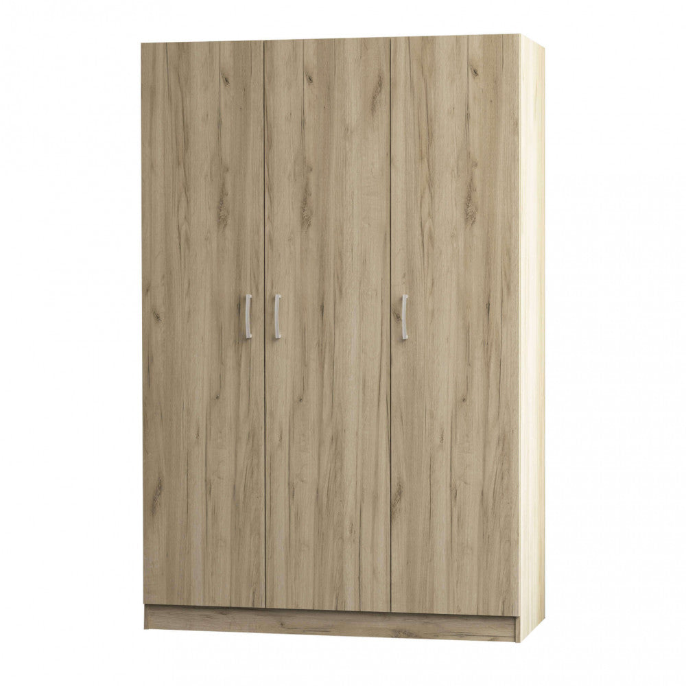 ARMADIO WADE 3 ANTE OLMO. Dimensioni: cm 120,00x46,00x190,00 h.