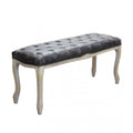 PANCA MISTY IN ECOPELLE VINTAGE GRIGIO. Dimensioni: cm 110 x 36 x 47 h.