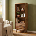 LIBRERIA JUSTIN. Libreria con 2 cassetti e 3 ripiani in legno di pino riciclato Dimensioni: cm 60 x 40 x 160 h.