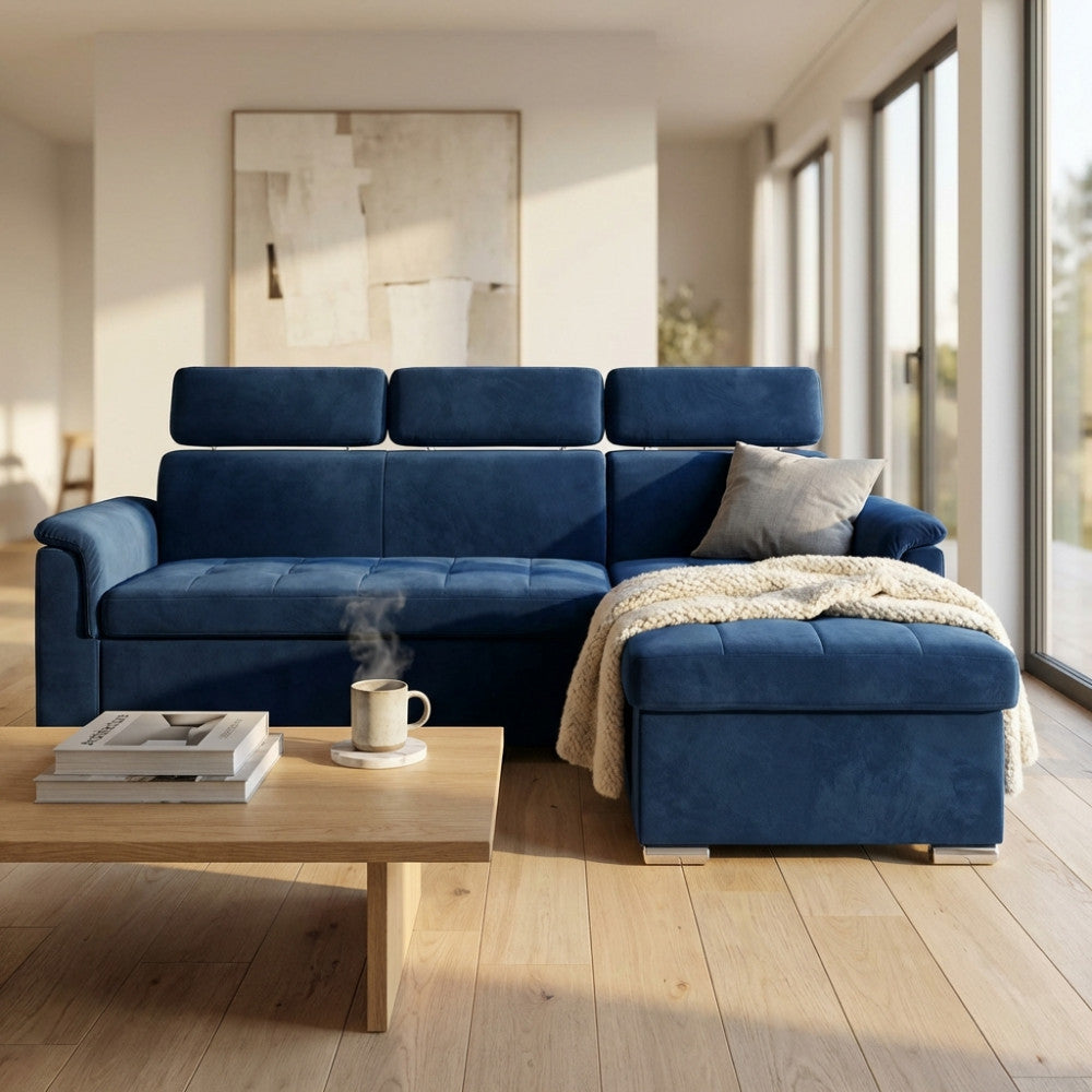 DERRICK SOFA BED. Dimensions: D.86x62/88x43/84/DL.148x88x84.