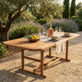 TAVOLO COUNTY RETTANGOLARE 180/240X100 DOUBLE. Legno di Acacia massiccio spessore 44 mm doppio bordo Dimensioni: cm 180/240 x 100 x 74 h. Arredo Giardino