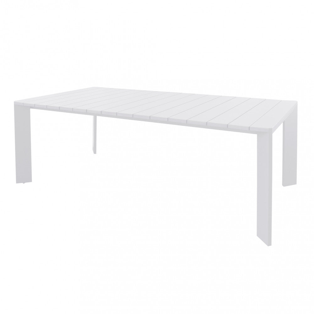 TAVOLO CONNECTICUT 200 X 100. Struttura in alluminio verniciato BIANCO, ANTRACITE, TAUPE o VERDE Dimensioni: cm 200 x 100 x 75 h. Arredo Giardino