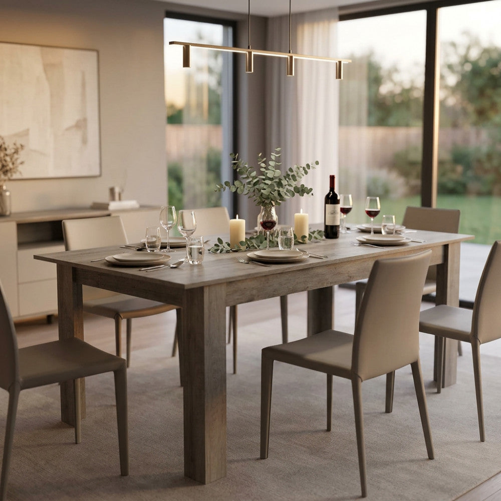TAVOLO GEMMA ROVERE CHIARO. Tavolo in legno ROVERE CHIARO Dimensioni: cm 160/200 x 90 x 75 h. Arredo Giardino