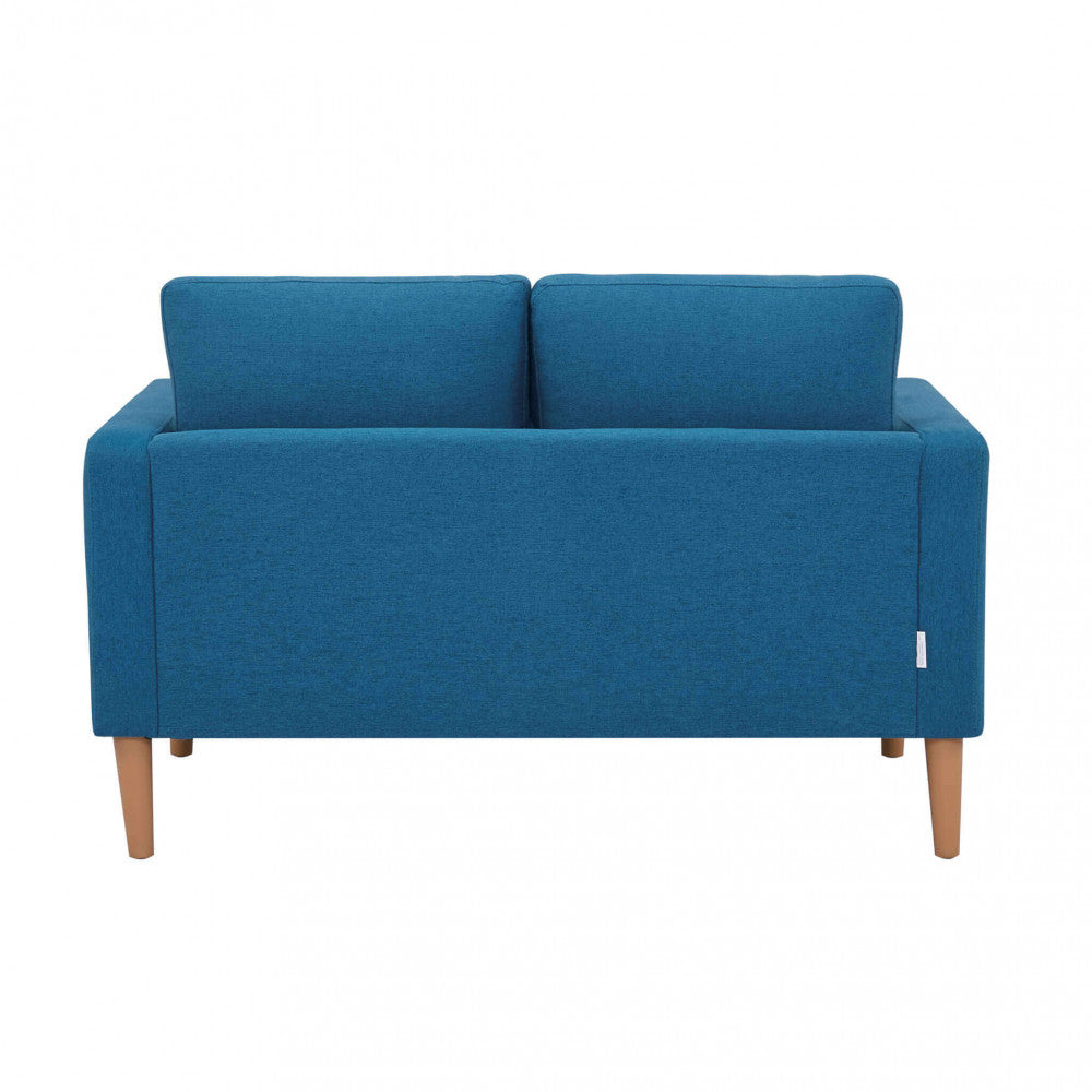 RAMSEY 2-SEATER SOFA. LIGHT GREY or DARK GREY or BLUE or BEIGE sofa with polypropylene legs. Dimensions: 137 x 73 x 82 h cm.